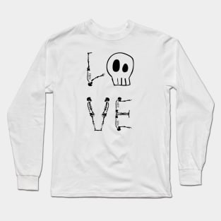 Love Skulls Long Sleeve T-Shirt